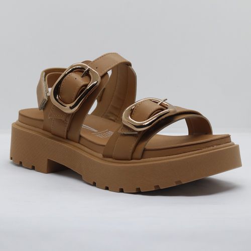 Sandália Rasteira Vizzano Camel