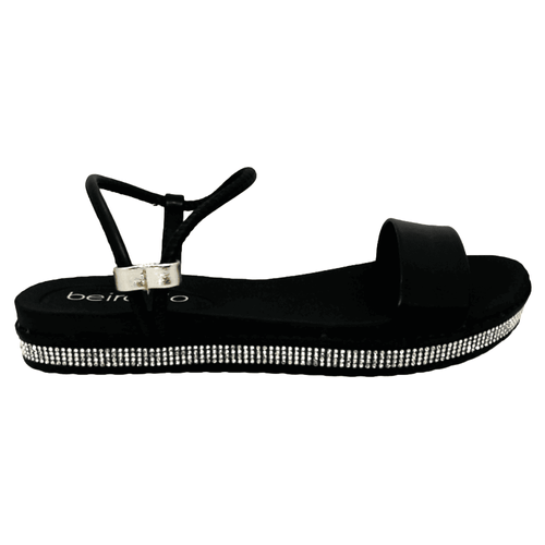 Sandália Rasteira Beira Rio 8321.1649 Preto