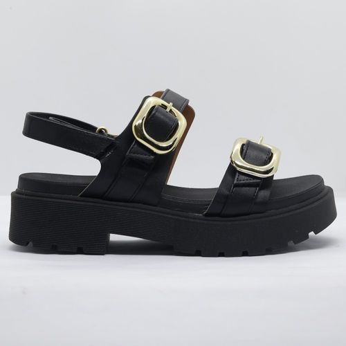 Sandália Rasteira Vizzano Preto