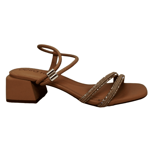 Sandália Salto Beira Rio 8423.228 Nude