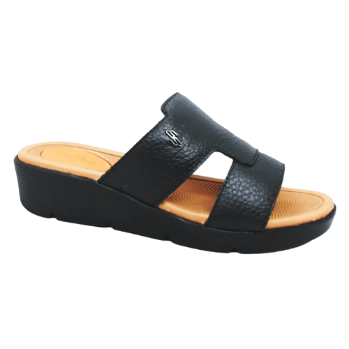 Tamanco Usaflex Anabela Al4301 Preto