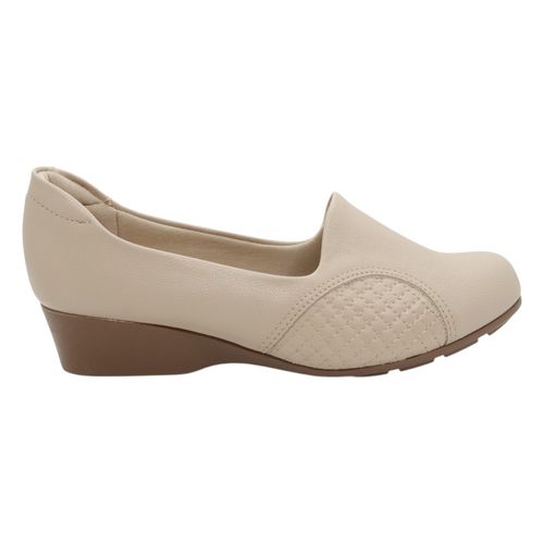 Sapatilha Anabela Modare Bege