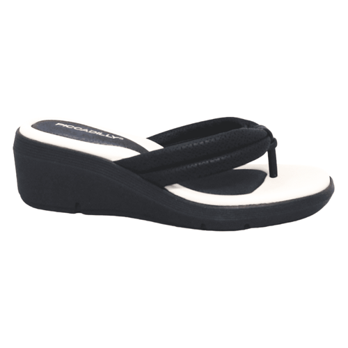 Tamanco Anabela Piccadilly Preto