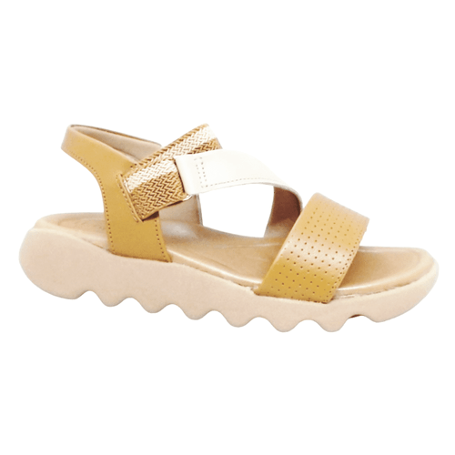 Sandália Rasteira Usaflex Castanho