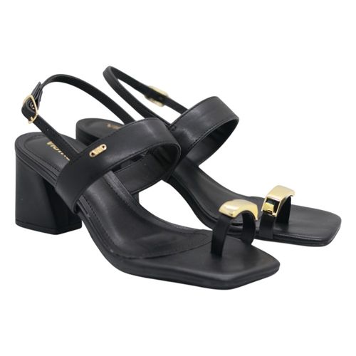 Sandália Salto Via Marte 264-007 Preto