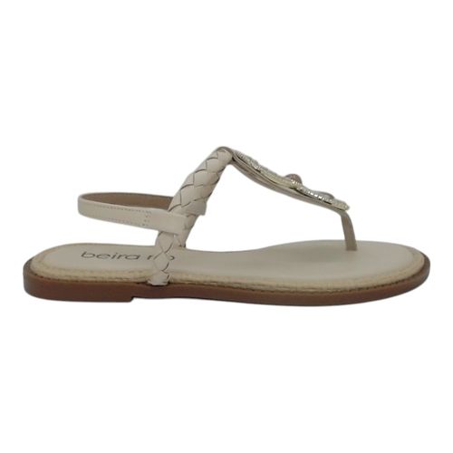 Sandália Rasteira Beira Rio 8472.415 Creme