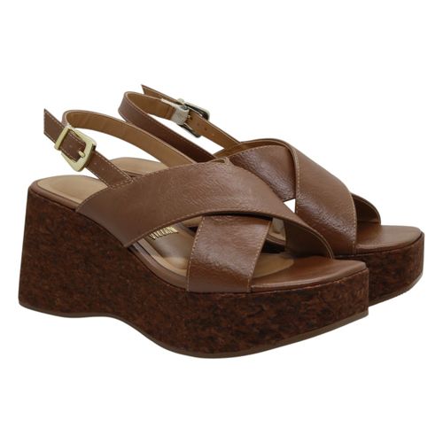 Sandalia Anabela Vizzano 6559.101 Caramelo
