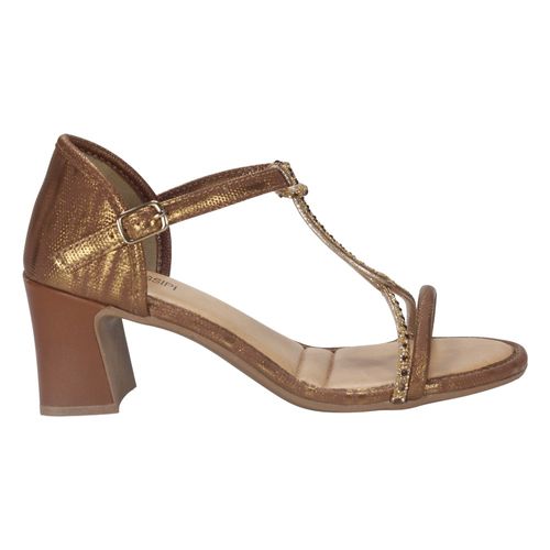 Sandália Salto Mississipi MF753 Marrom