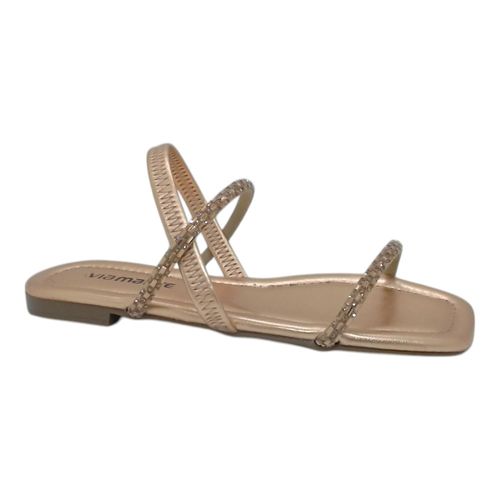 Sandália Rasteira Via Marte Dourado