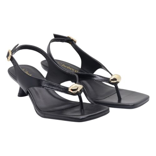 Sandália Salto Bebecê Preto