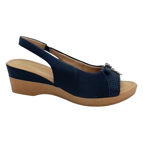 Usaflex Sandalia Anabela Ac5715 Marinho