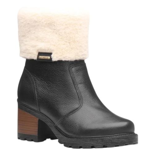 Bota Coturno Salto Pegada Preto