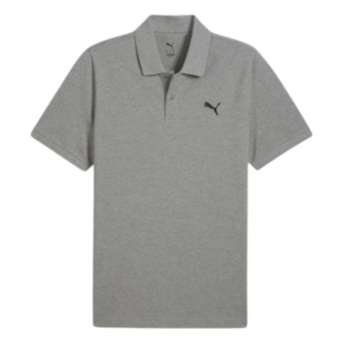 Camisa Puma Polo Essentials Pique Cinza