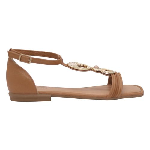 Sandália Rasteira Mississipi Camel