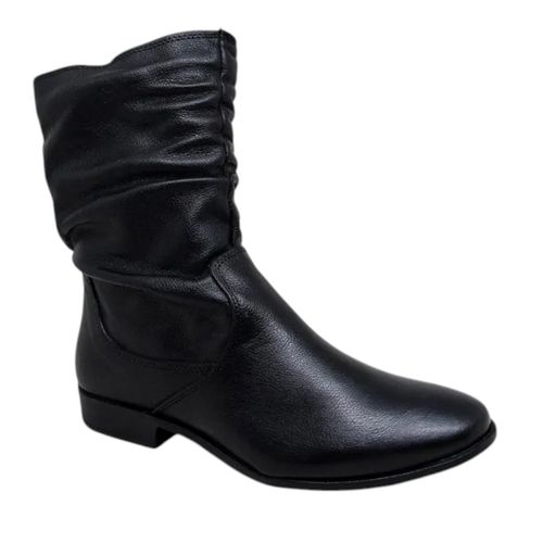 Bota Cano Médio Perlatto Preto