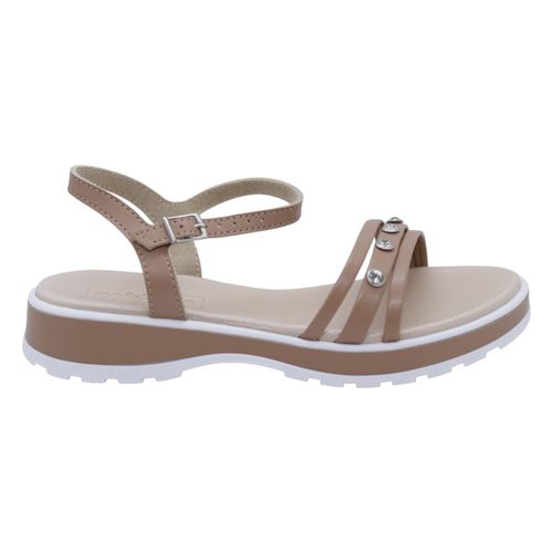 Sandália Rasteira Molekinha Nude