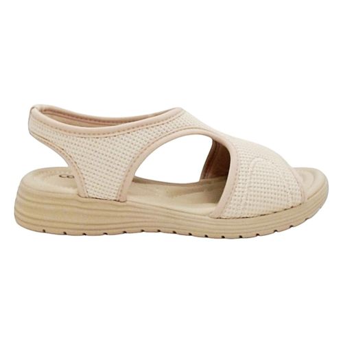 Sandália Rasteira Comfortflex Bege