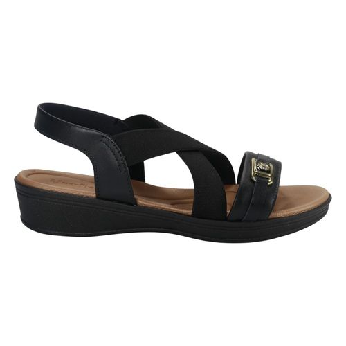 Sandália Anabela Usaflex Ud04007 Preto