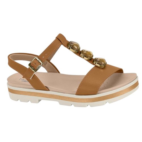 Sandália Rasteira Modare 7132.155 Camel