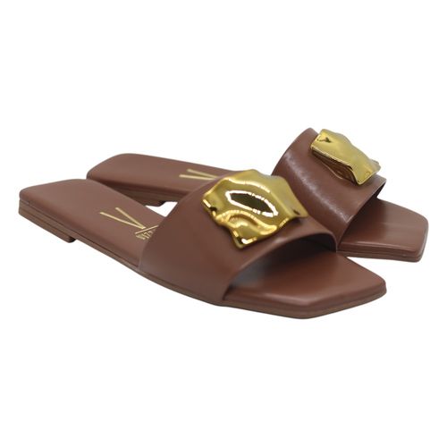 Tamanco Rasteira Vizzano 6553.100 Marrom