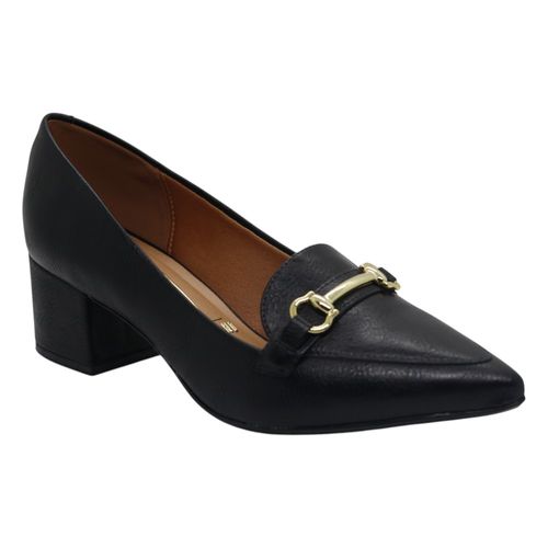 Scarpin Salto Bloco Vizzano 1220.378 Preto