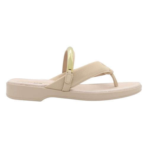 Tamanco Rasteira Piccadilly 505062 Creme