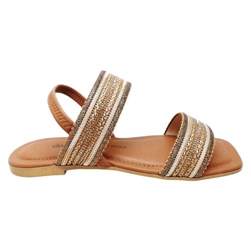 Sandália Rasteira Dakota Y8381 Marrom