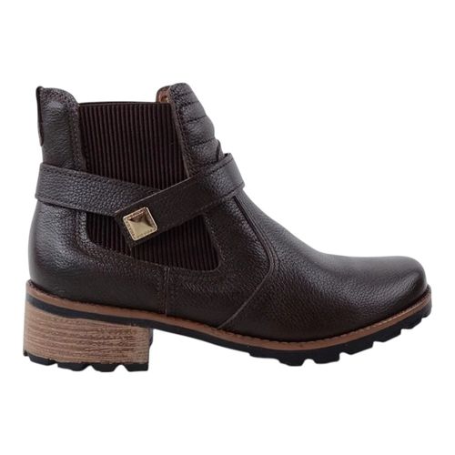 Bota Coturno Pegada Marrom