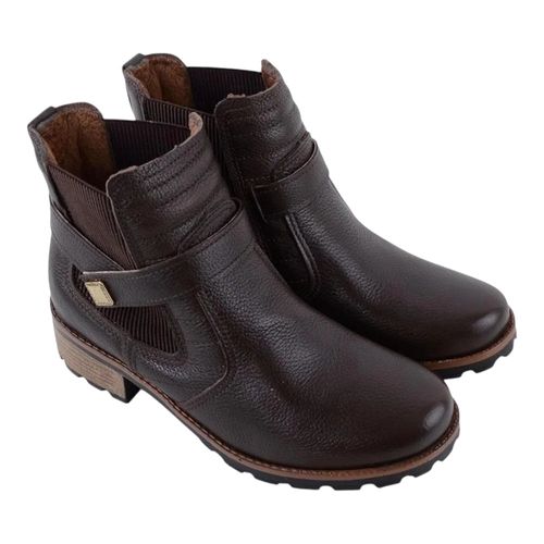 Bota Coturno Pegada Marrom