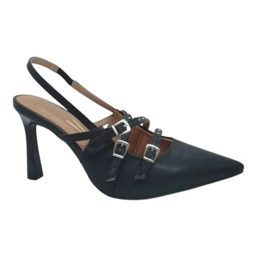 Scarpin Salto Fino Vizzano Preto