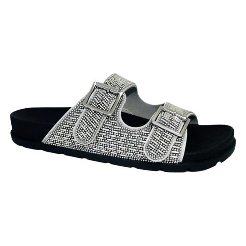 Tamanco Rasteira Usaflex Am25001 Prata