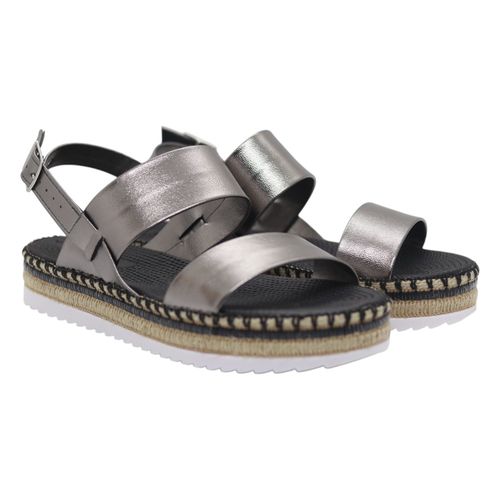 Sandália Rasteira Moleca Grafite