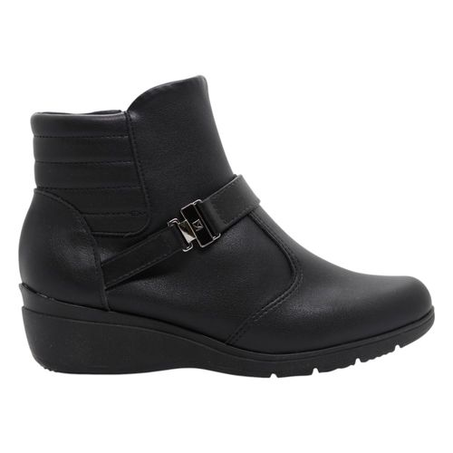 Bota Salto Baixo Piccadilly Preto