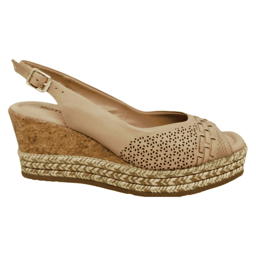 Sandália Anabela Bottero Brown