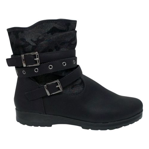 Bota Cano Curto Mooncity 71124 Preto