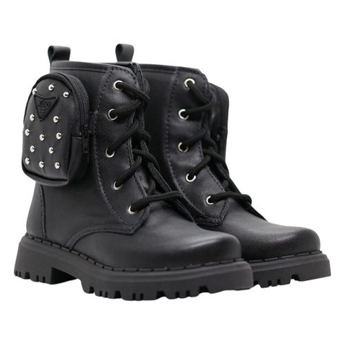 Bota Coturno Nilqi  Preto
