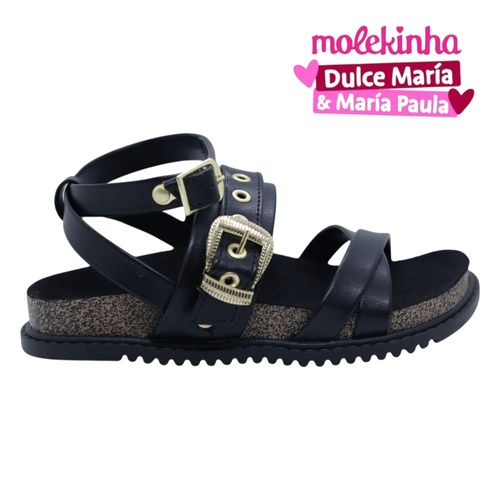Sandália Molekinha Preto