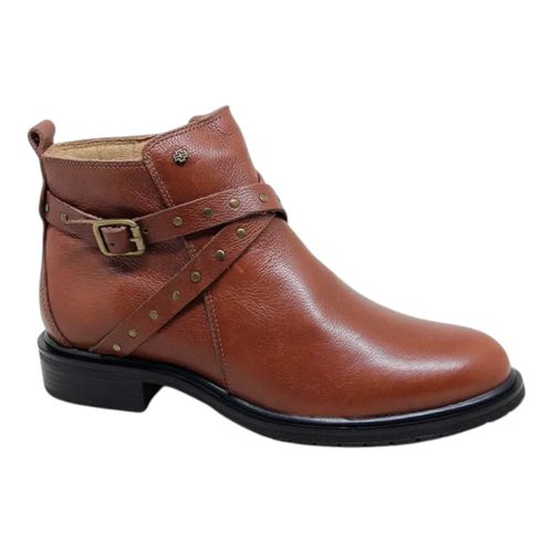 Bota Cano Curto Perlatto Mogno