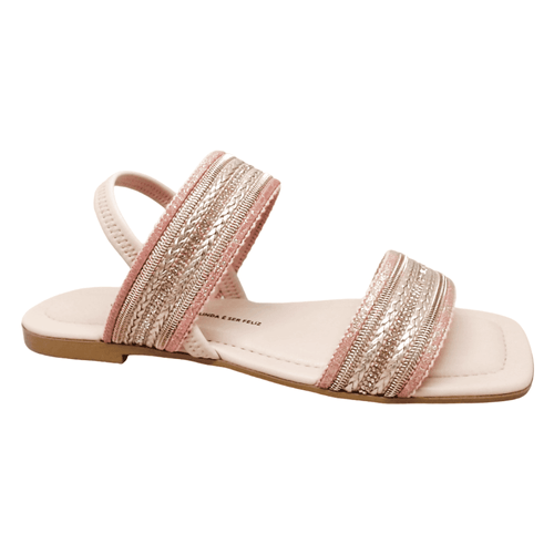 Sandália Rasteira Dakota Y8381 Pessego