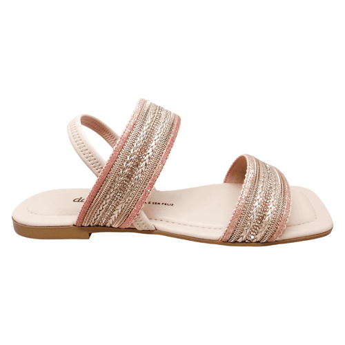 Sandália Rasteira Dakota Y8381 Pessego