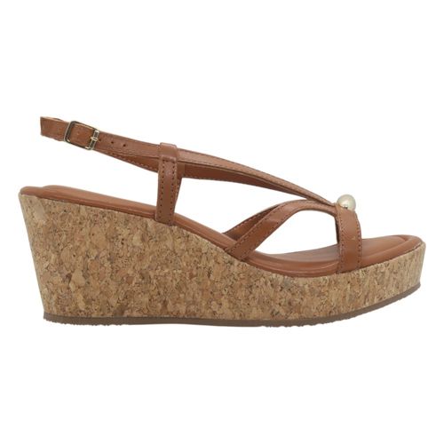 Sandalia Anabela Bottero Caramelo