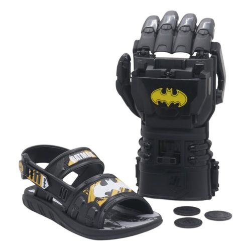 Sandalia Grendene Kids Batman Action Hero Preto