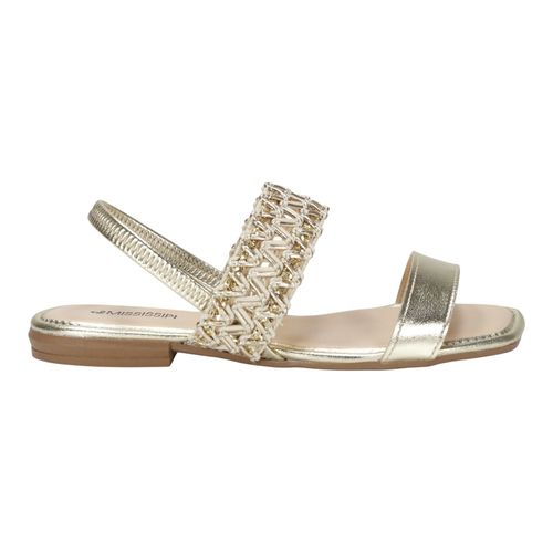 Sandalia Rasteira Mississipi J0441 Dourado