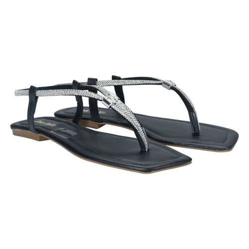 Sandália Rasteira Ana Julia 2033 Preto