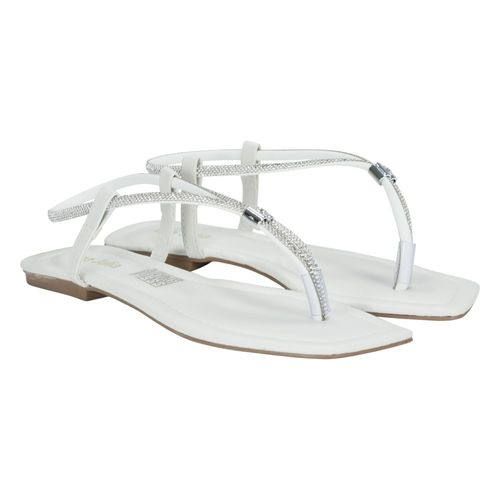 Sandália Rasteira Ana Julia 2033 Branco