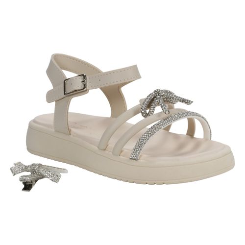 Sandalia Kidy Flat 440-0031 Marfim