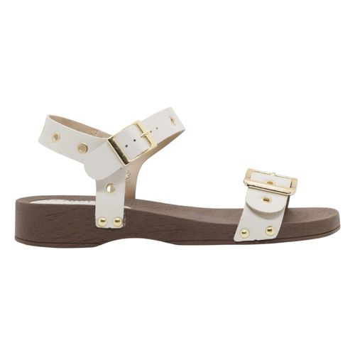 Sandália Rasteira Via Jupiter 51007 Branco