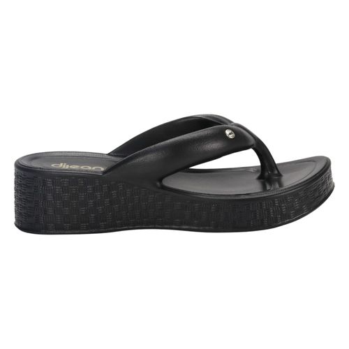 Tamanco Anabela Dijean 33020001 Preto