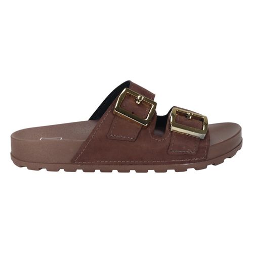 Tamanco Rasteira Moleca 5436.401 Chocolate