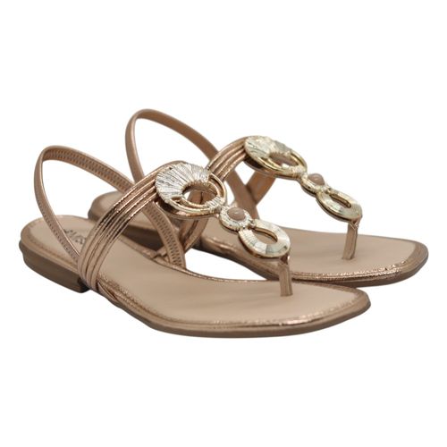 Sandalia Rasteira Mississipi MF012 Rose